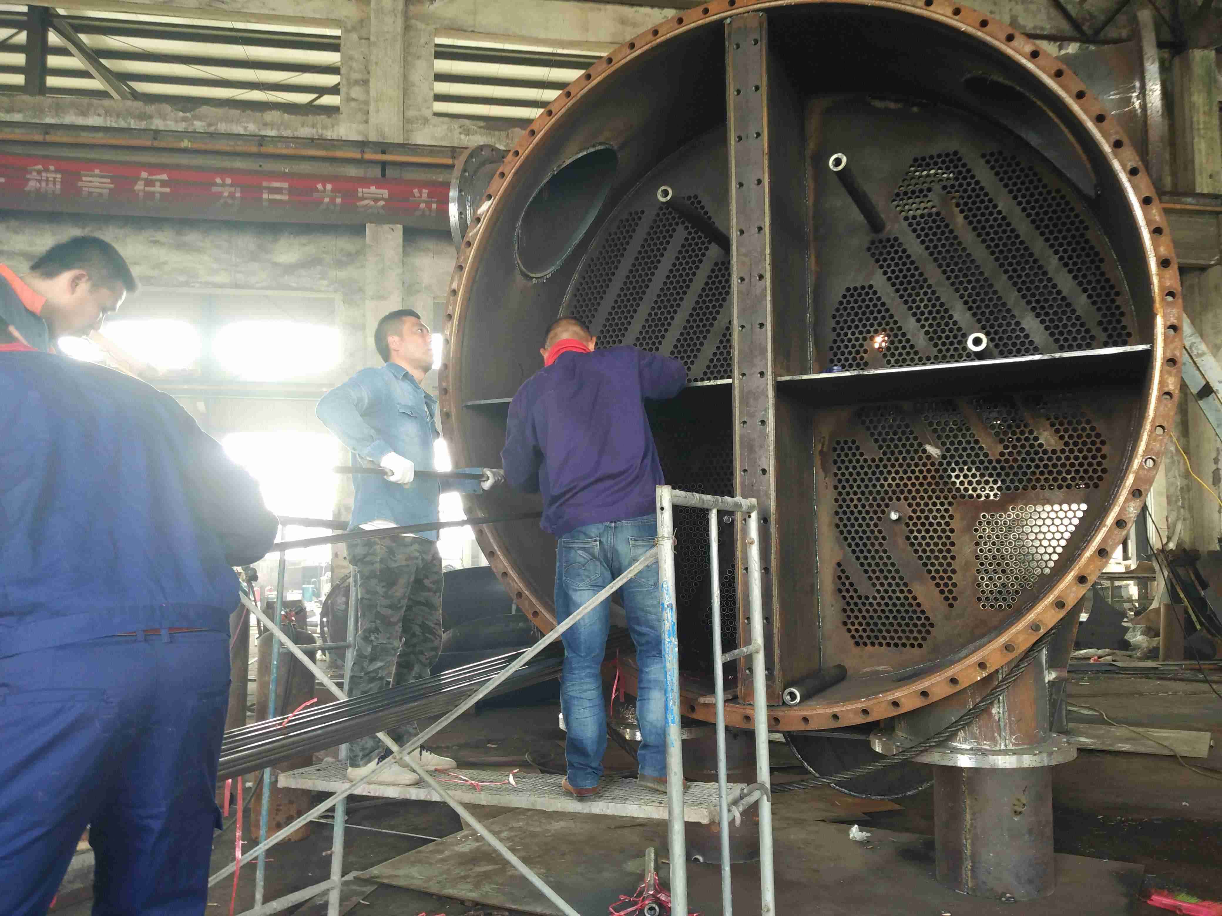 凝汽器換不鏽鋼管